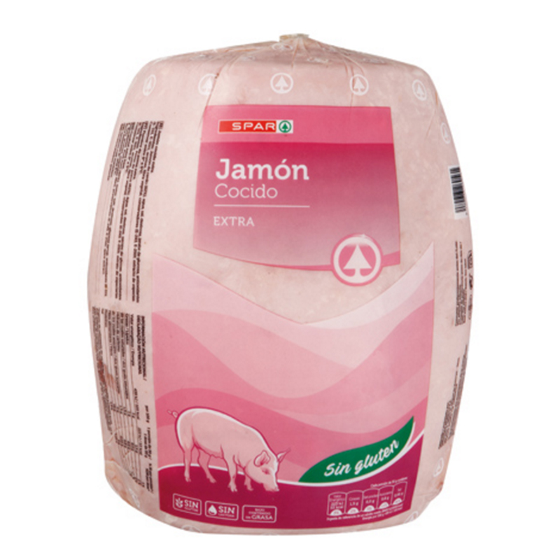 Imagen de JAMON COCIDO EXTRA MANDOLINA SPAR