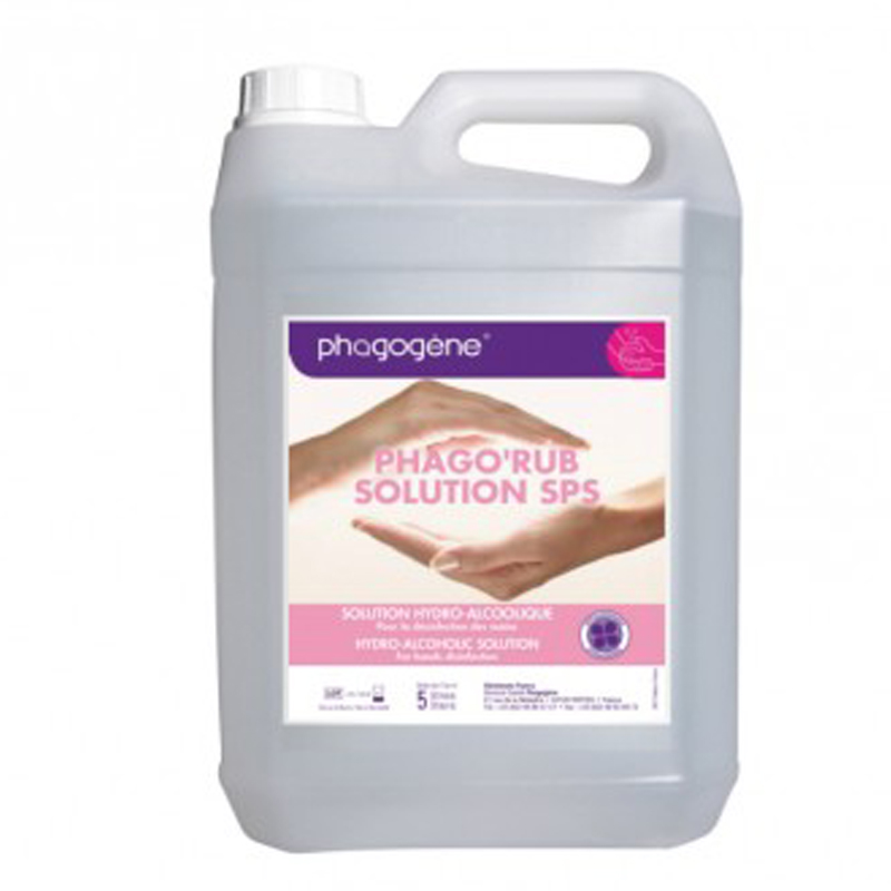 Imagen de DESINFECTANTE HIDROALCOHOLICO DE MANOS PHAGO´RUB SOLUTION