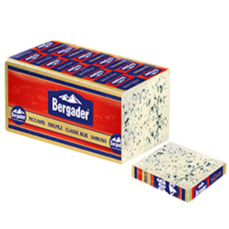 Imagen de QUESO BARRA BERGADER AZUL