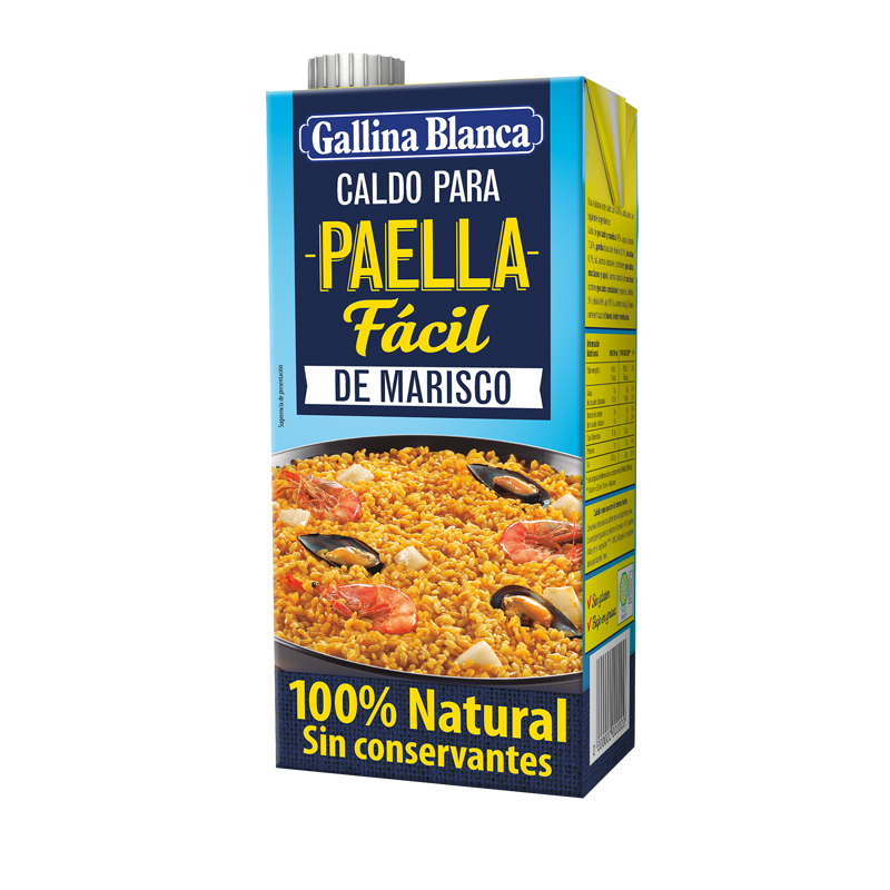 Imagen de CALDO PARA PAELLA GALLINA BLANCA 100% NATURAL