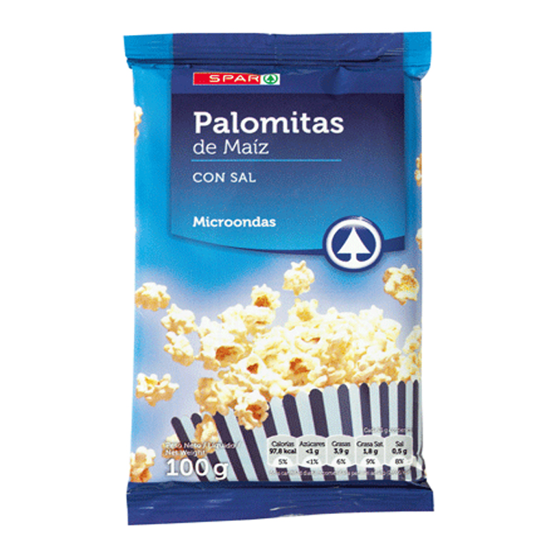 Imagen de PALOMITAS CON SAL MICROONDAS SPAR