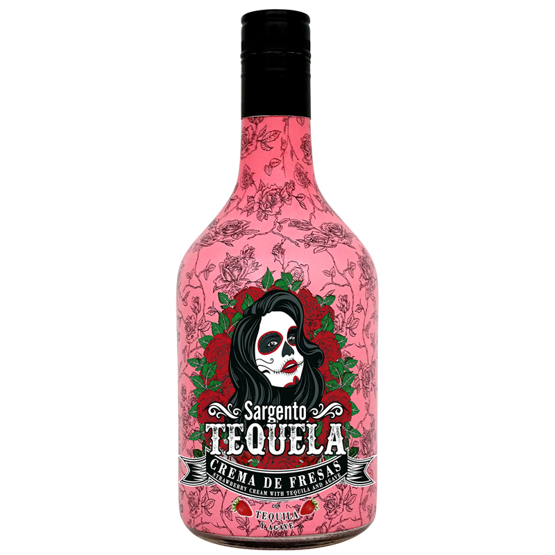 Imagen de LICOR DE FRESA SABOR TEQUELA CON TEQUILA