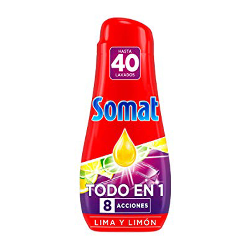 Imagen de LAVAVAJILLAS SOMAT GEL TODO EN UNO LIMON