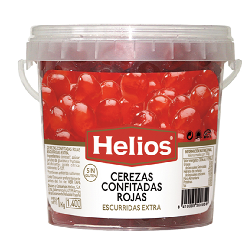 Imagen de CEREZAS ROJAS CONFITADAS HELIOS